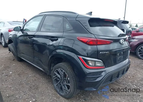 2022 Hyundai Kona N Line из США, поврежденный, VIN KM8K3CA31NU785456